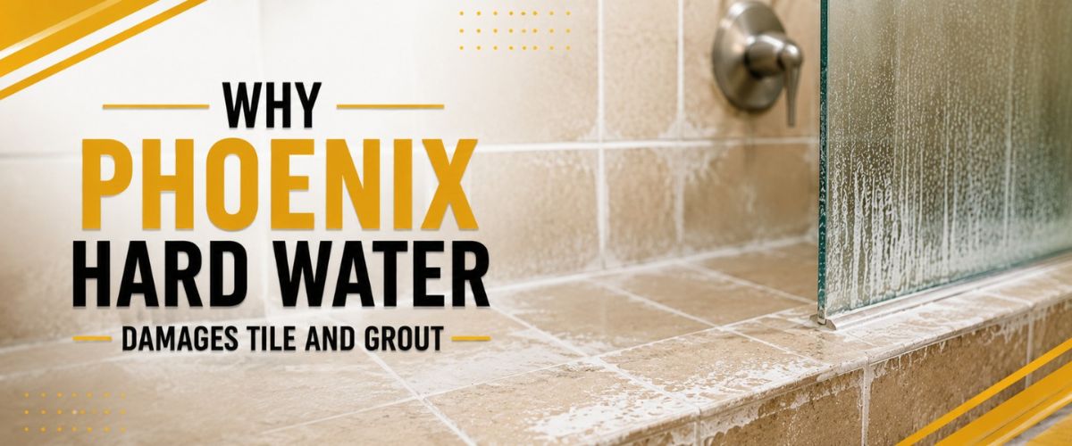 Why Phoenix Hard Water Damages Tile and Grout
