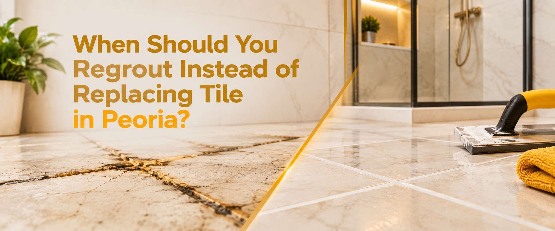 When Should You Regrout Instead of Replacing Tile in Peoria?