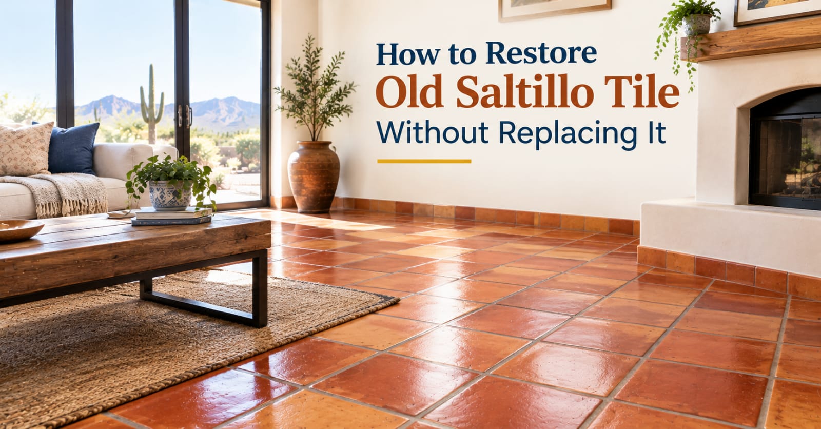 How to Restore Old Saltillo Tile Without Replacing It