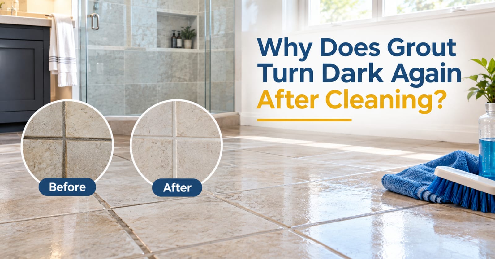 Why Does Grout Turn Dark Again After Cleaning?